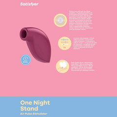 Satisfyer One Night Stand Touch-free Disposable Clitoral Stimulator