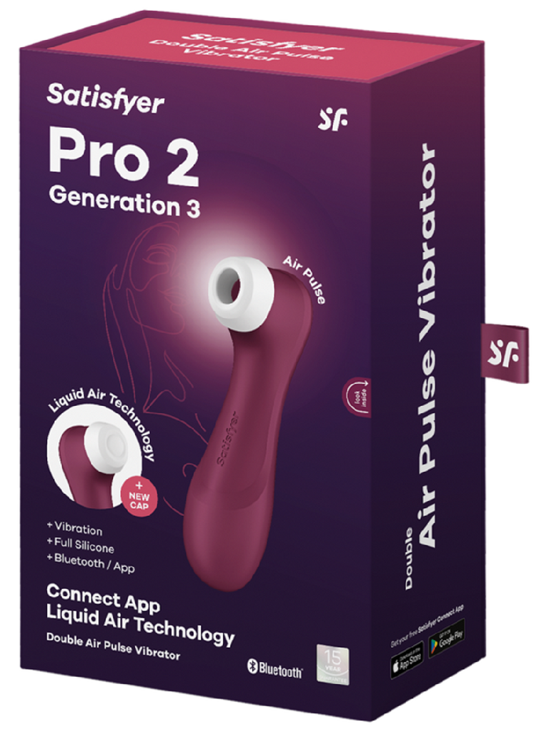 Satisfyer Pro 2 Gen 3 App Control - Wine