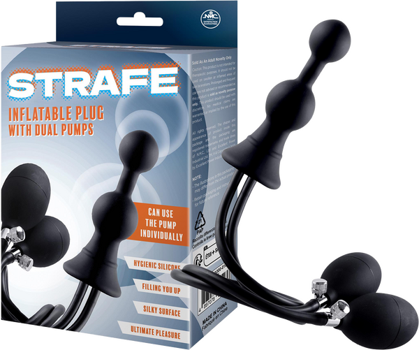 Inflatable Plug With Dual Pumps (black)