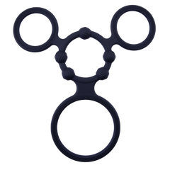  Triple Ring With Ball Stretcher (black)