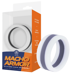 Macho Armor - Silicone Cock Ornament (grey)