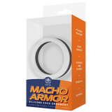 Macho Armor - Silicone Cock Ornament (grey)