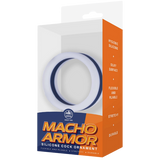 Macho Armor - Silicone Cock Ornament (blue)