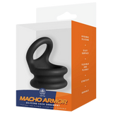 Silicone Cock Ornament - Medium (black)