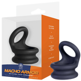 Silicone Cock Ornament - Medium (black)