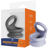 Silicone Cock Ornament - Medium (grey)
