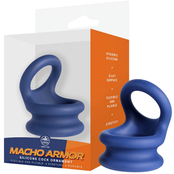 Silicone Cock Ornament - Medium (blue)