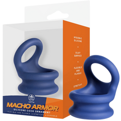 Silicone Cock Ornament - Medium (blue)