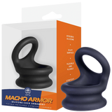 Silicone Cock Ornament - Large (black)