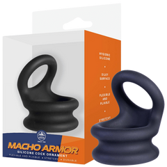 Silicone Cock Ornament - Large (black)