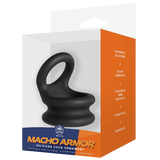 Silicone Cock Ornament - Large (black)