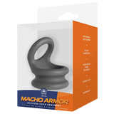 Silicone Cock Ornament - Large (grey)