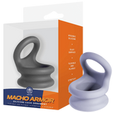 Silicone Cock Ornament - Large (grey)