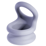 Silicone Cock Ornament - Large (grey)