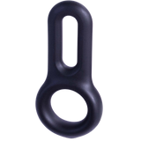 Silicone Cock & Ball Ornament - (black)