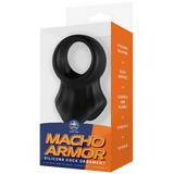 Silicone Cock & Ball Ornament - (black).