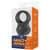 Silicone Cock & Ball Ornament - (grey).