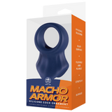 Silicone Cock & Ball Ornament - (blue).