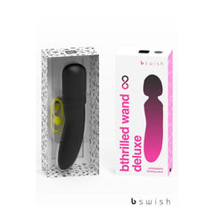 Black 21 cm USB Rechargeable Massage Wand