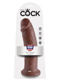 King Cock - 10 In. Cock Brown King Cock