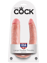 King Cock - L Double Trouble Flesh King Cock