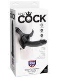 KING COCK STRAP-ON HARNESS W/9 IN. COCK BLACK KING COCK