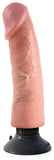 KING COCK 9 IN. VIBRATING COCK FLESH KING COCK