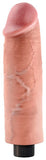 King Cock 10 In. Vibrating Cock Flesh King Cock