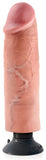 King Cock 10 In. Vibrating Cock Flesh King Cock