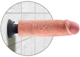 King Cock 10 In. Vibrating Cock Flesh King Cock