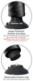 King Cock 9 In. Vibrating Cock With Balls Black King Cock