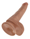King Cock 6 In. Cock With Balls Tan King Cock
