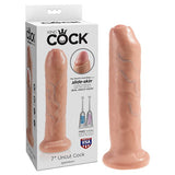 King Cock 7 In. Uncut - Flesh King Cock
