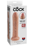 King Cock 7 In. Uncut - Flesh King Cock