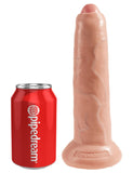 King Cock 9 In. Uncut - Flesh King Cock