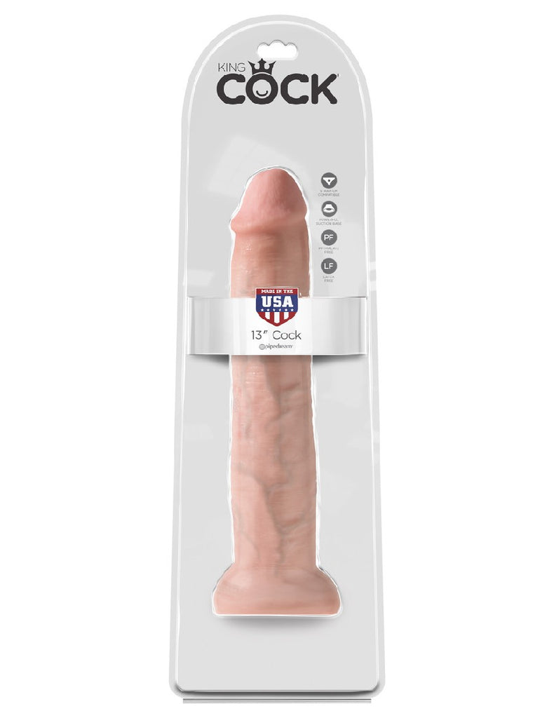 King Cock 13 In. Cock Flesh King Cock