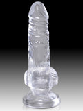 KING COCK CLEAR 5 IN. COCK WITH BALLS KING COCK