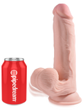 King Cock Plus 9'' 3d Cock With Swinging Balls