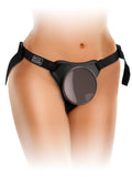 Body Dock Strap-on Harness With Tan 17.8 Cm Dong