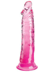  King Cock Clear 8'' Cock - Pink