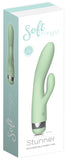 Soft By Playful Stunner Rechargeable Rabbit Vibrator Mint