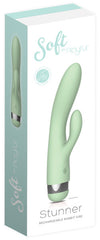 Soft By Playful Stunner Rechargeable Rabbit Vibrator Mint