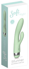 Soft by Playful Stunner Rechargeable Rabbit Vibrator Mint