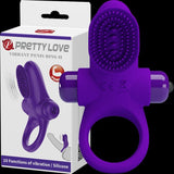 Pretty Love Vibrant Penis Ring Ii Purple