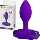 Pretty Love Vibra Butt Plug Purple