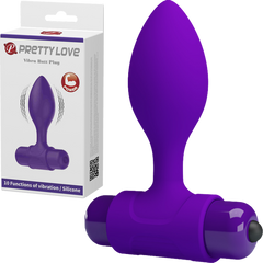 Pretty Love Vibra Butt Plug Purple