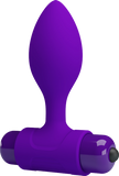 Pretty Love Vibra Butt Plug Purple