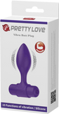 Pretty Love Vibra Butt Plug Purple