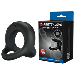 Vibrant Penis Ring - Elliott (black)