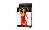  Glossy Doja Bodysuit Red-m